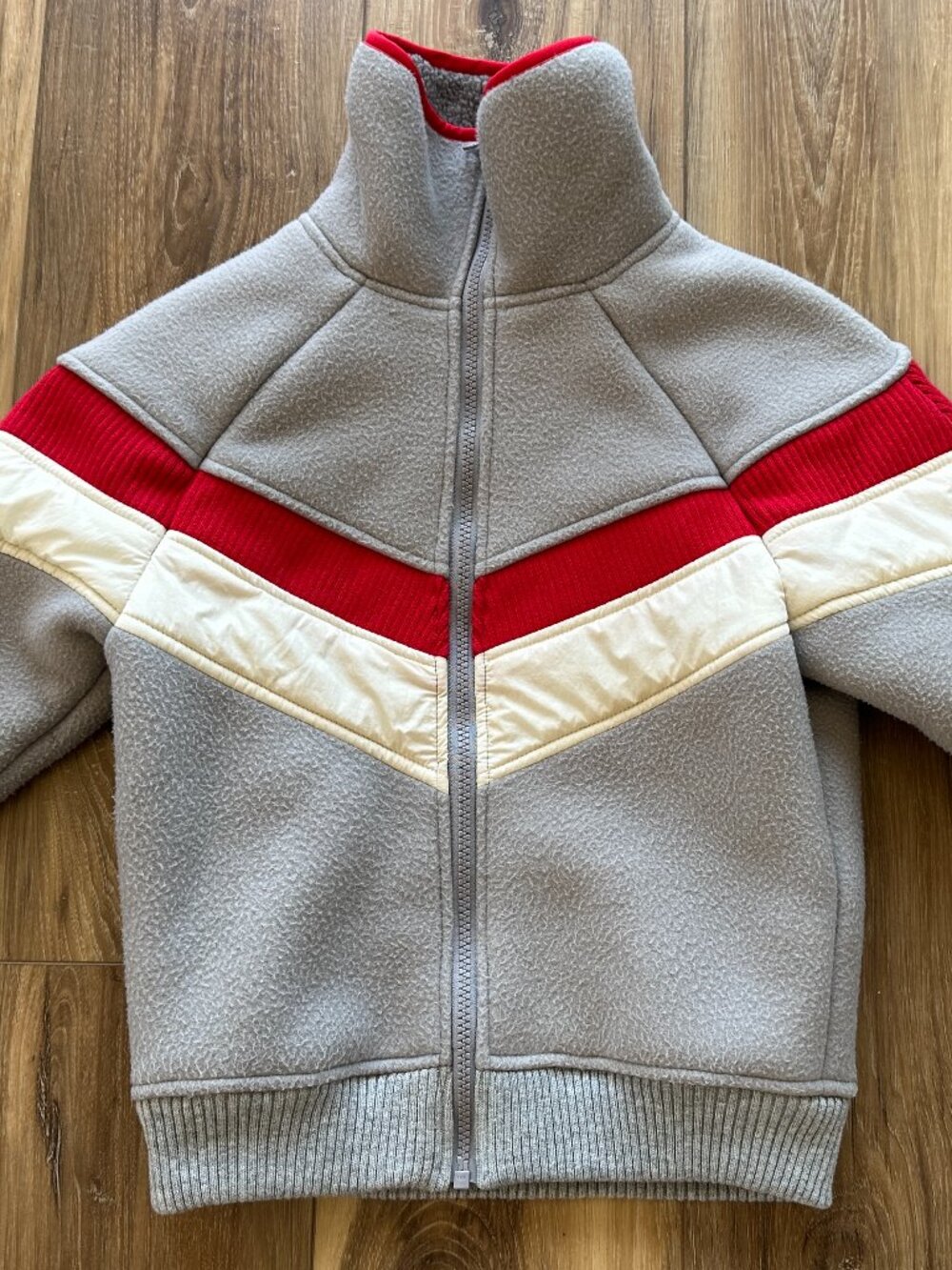 Zara Kids Warm Fleece Sporty Vintage Track Style Jacket 7 122 cm